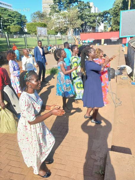 Worship Team Attracts A Crowd